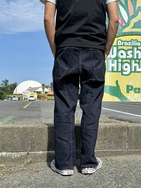 ONZO JEANS ワイドバギーパンツ 児島産デニム メンズ RWP-700