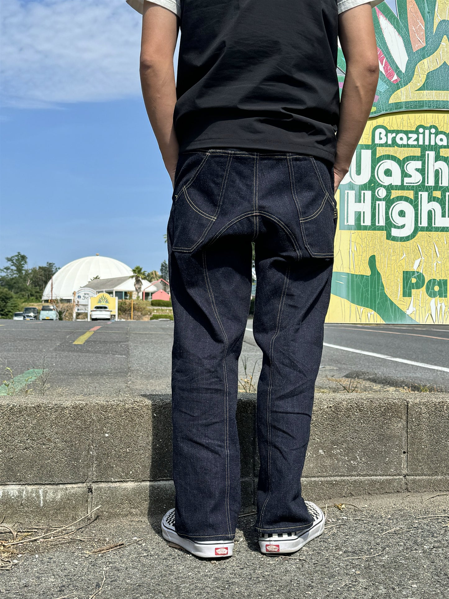 ONZO JEANS ワイドバギーパンツ 児島産デニム メンズ RWP-700